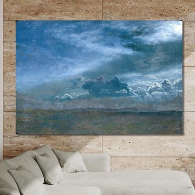 Landscape With Stormy Clouds Albert Bierstadt abr51 canvas print 