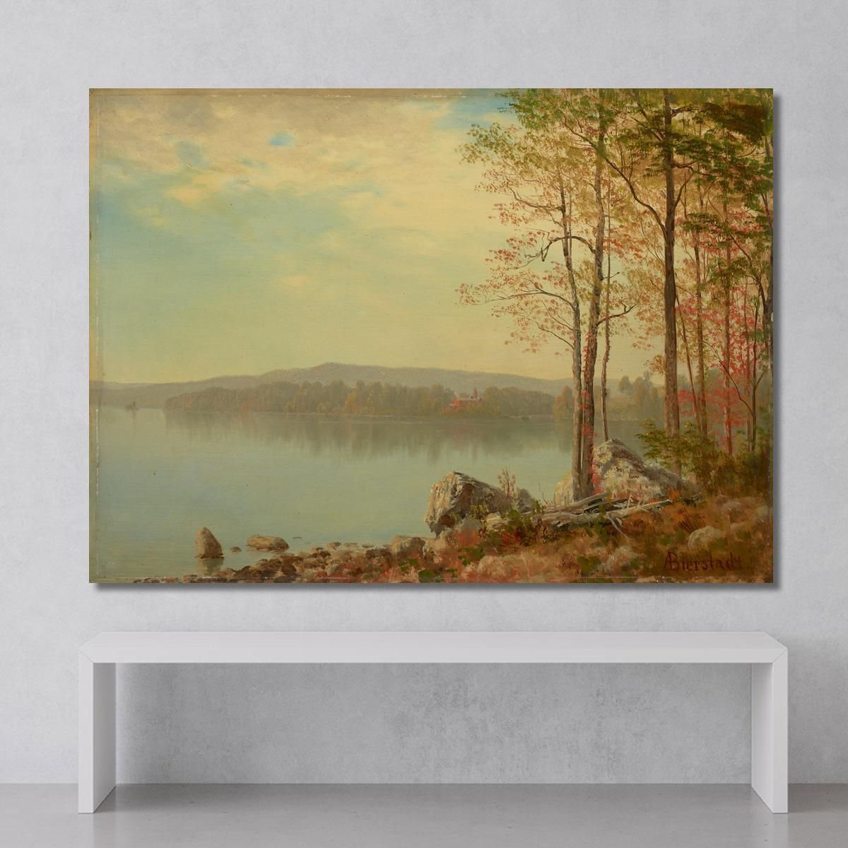 Landscape Albert Bierstadt abr52 canvas print 