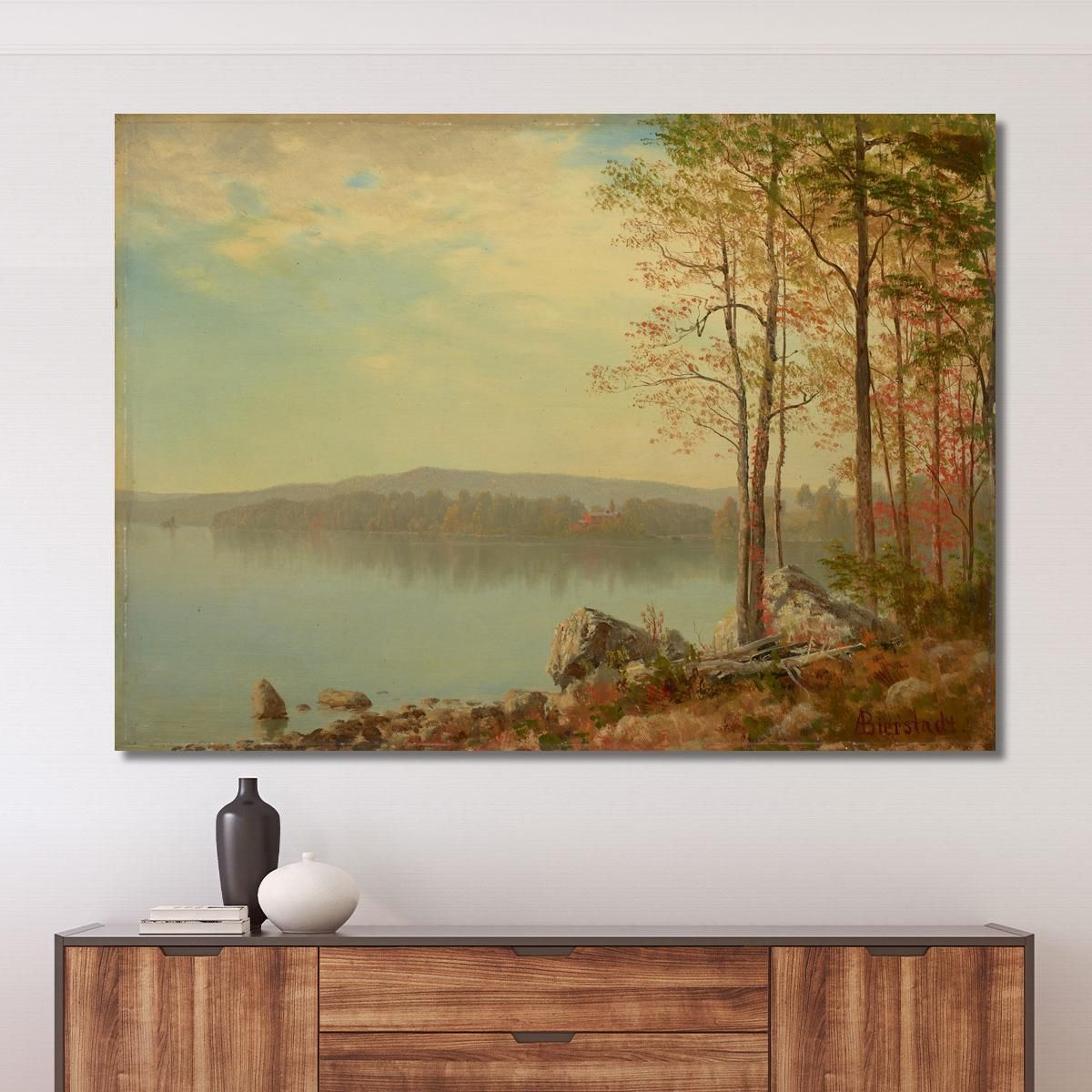 Landscape Albert Bierstadt abr52 canvas print 