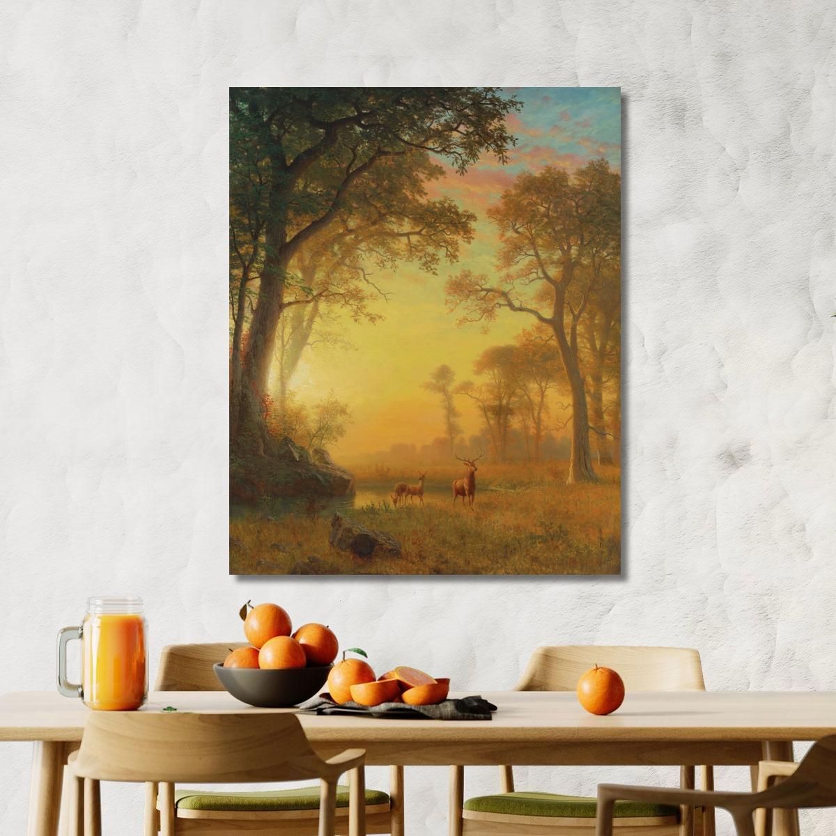 Light In The Forest Albert Bierstadt abr54 canvas print 