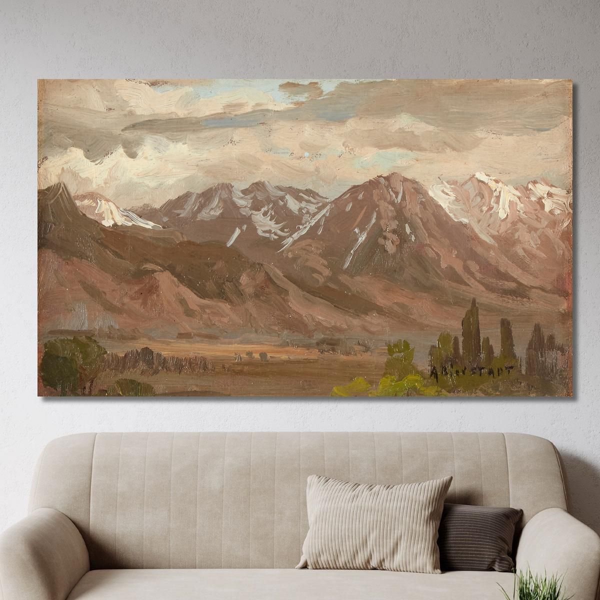 Montana Landscape Albert Bierstadt abr58 canvas print 