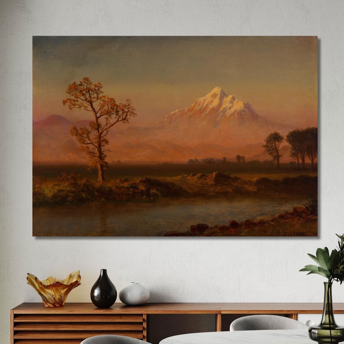 Mount Hood Albert Bierstadt abr61 canvas print 