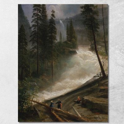 Nevada Falls Yosemite Albert Bierstadt abr71 canvas print 