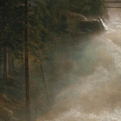 Nevada Falls Yosemite Albert Bierstadt abr71 canvas print