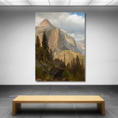 North Dome Yosemite Valley Albert Bierstadt abr73 canvas print 