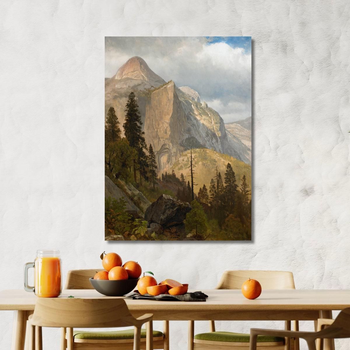 North Dome Yosemite Valley Albert Bierstadt abr73 canvas print 