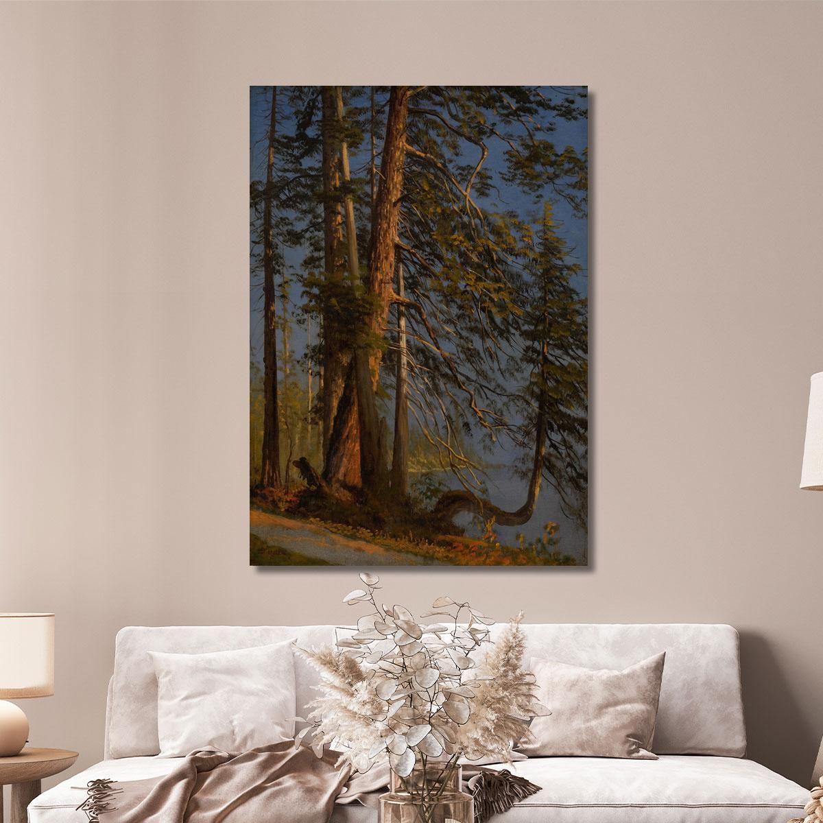 Park At Vancouver Albert Bierstadt abr80 canvas print 