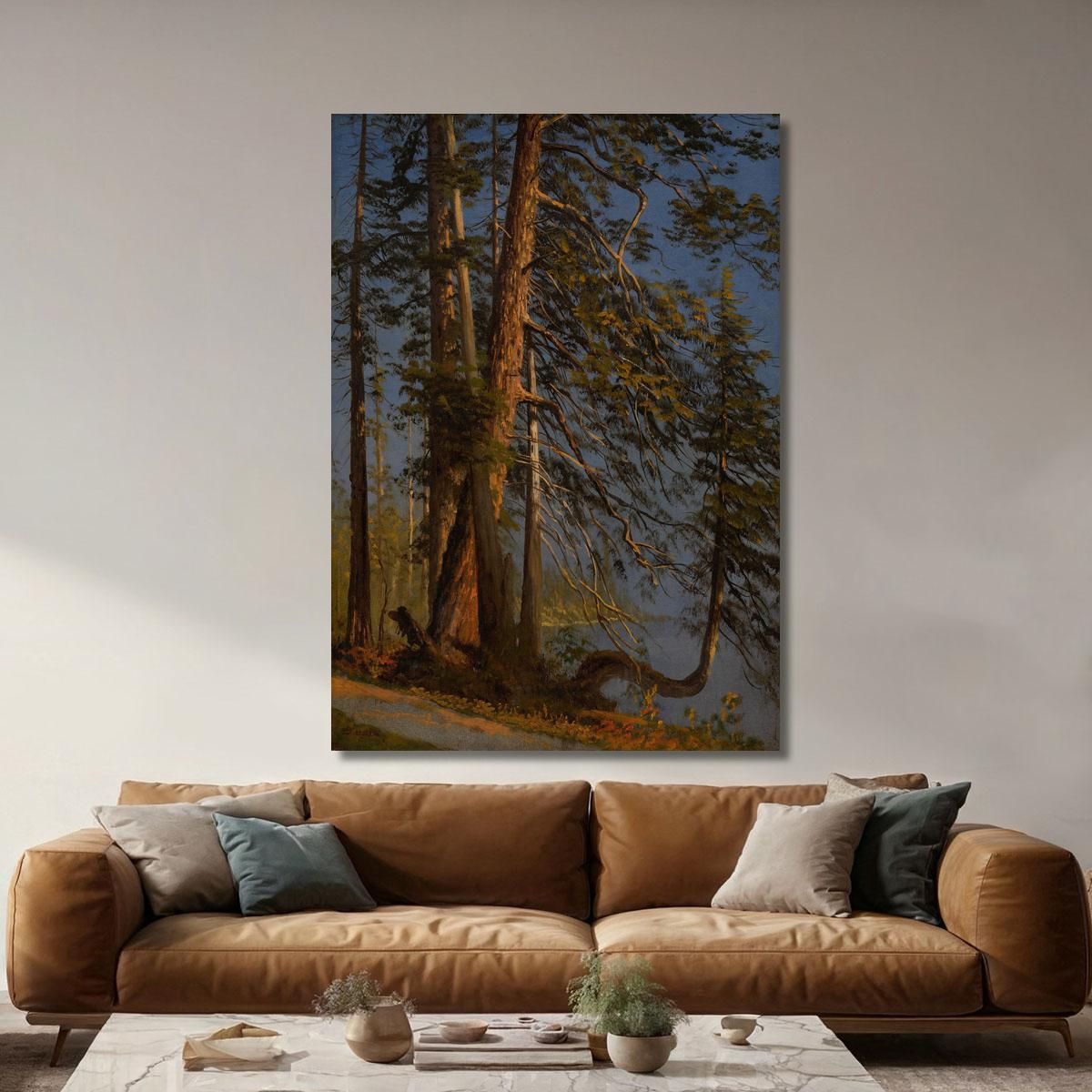 Park At Vancouver Albert Bierstadt abr80 canvas print 