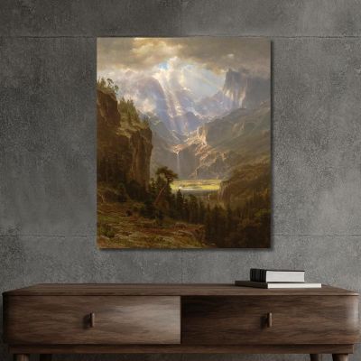 Rocky Mountains Lander S Peak Albert Bierstadt abr84 canvas print 