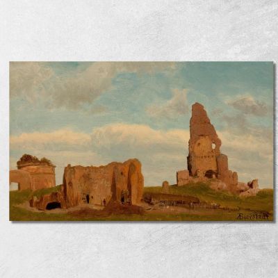 Ruins-Campagna Of Rome Albert Bierstadt abr86 canvas print 