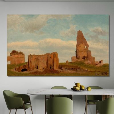 Ruins-Campagna Of Rome Albert Bierstadt abr86 canvas print 