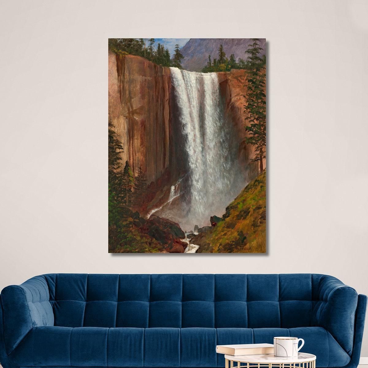 Vernal Fall Albert Bierstadt abr124 canvas print 