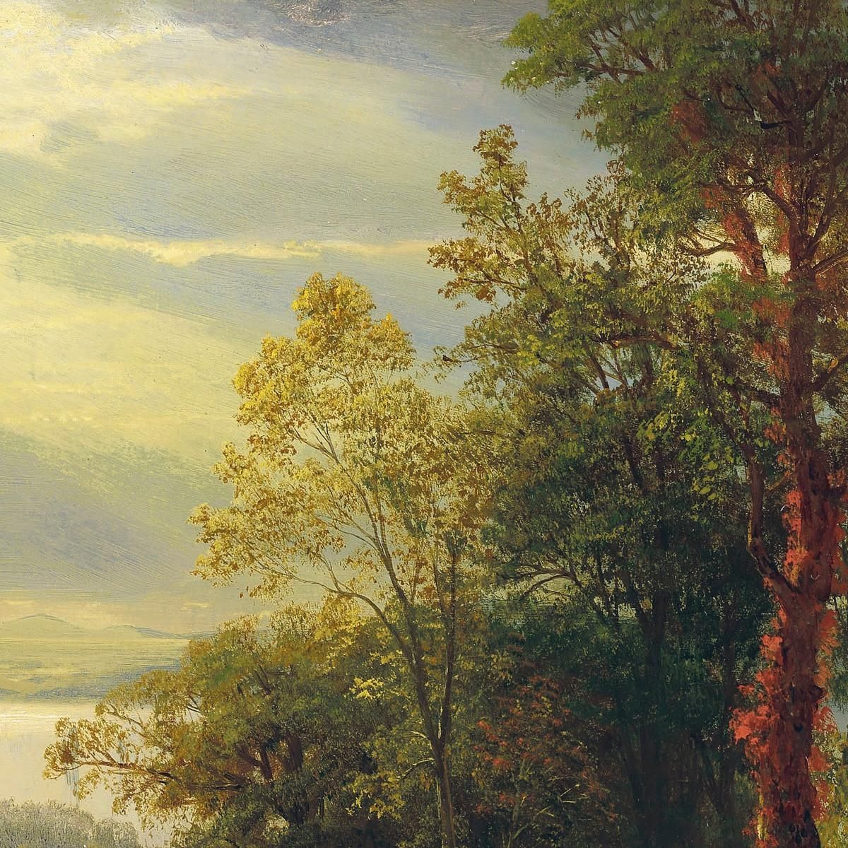 View On The Hudson Albert Bierstadt abr128 canvas print