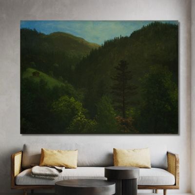 Wooded Landscape Albert Bierstadt abr134 canvas print 