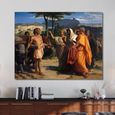 Cincinnatus Receiving Ambassadors From Rome Alexandre Cabanel acb8 canvas print 