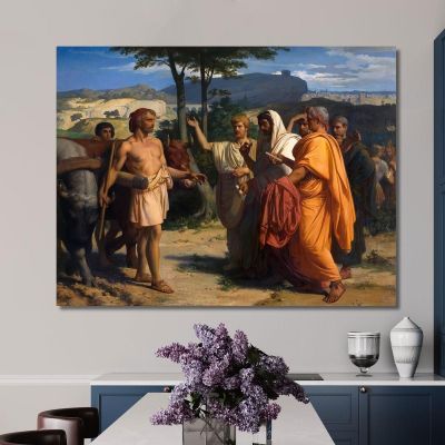 Cincinnatus Receiving Ambassadors From Rome Alexandre Cabanel acb8 canvas print 