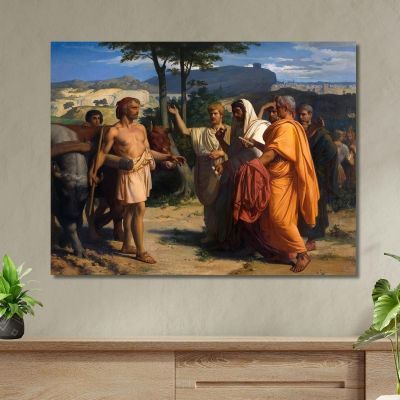 Cincinnatus Receiving Ambassadors From Rome Alexandre Cabanel acb8 canvas print 