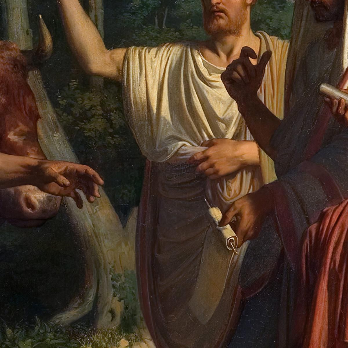 Cincinnatus Receiving Ambassadors From Rome Alexandre Cabanel acb8 canvas print