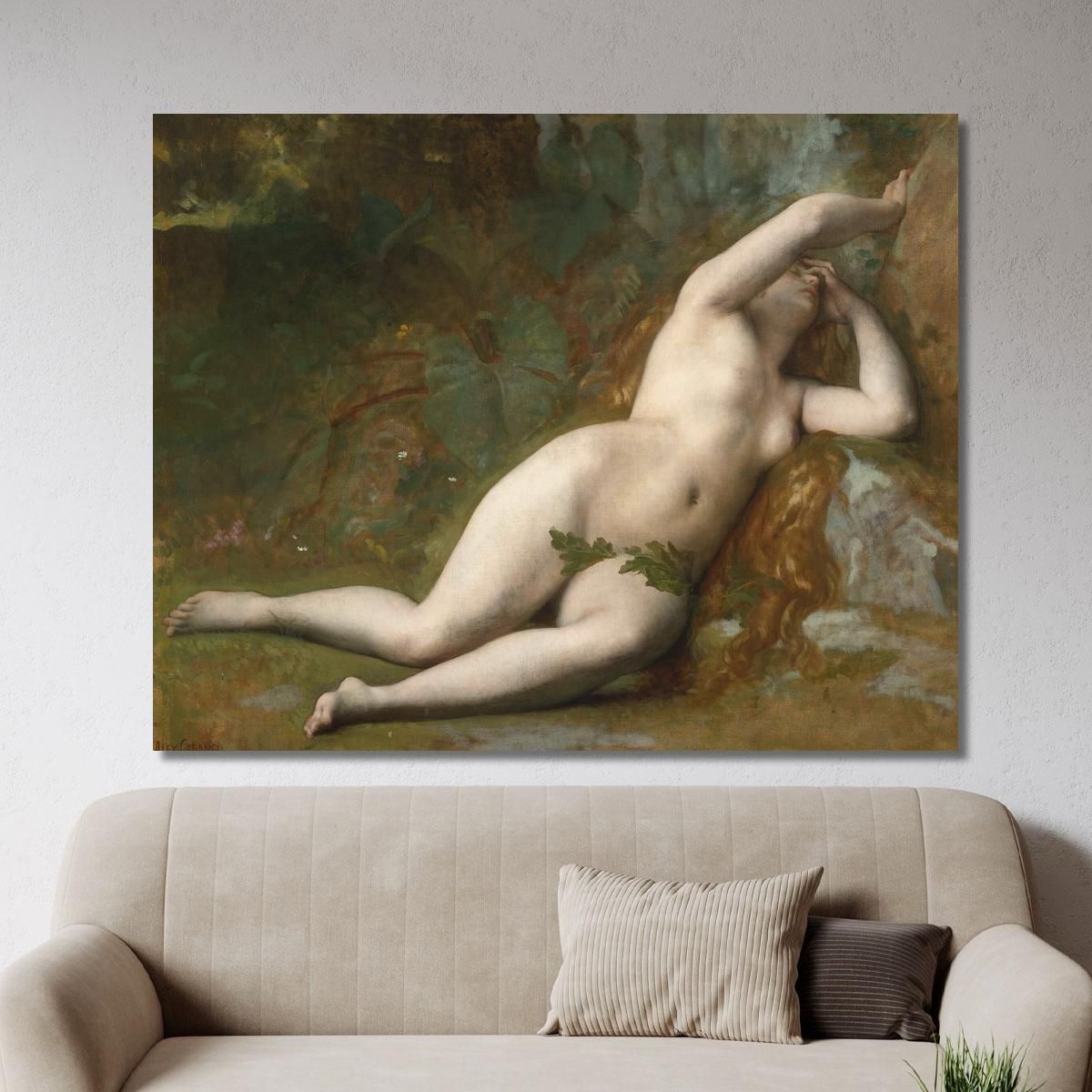 Eve After The Fall Alexandre Cabanel acb11 canvas print 