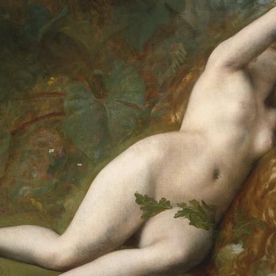 Eve After The Fall Alexandre Cabanel acb11 canvas print
