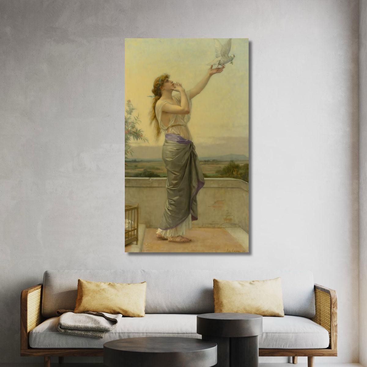 Love S Messenger Alexandre Cabanel acb18 canvas print 