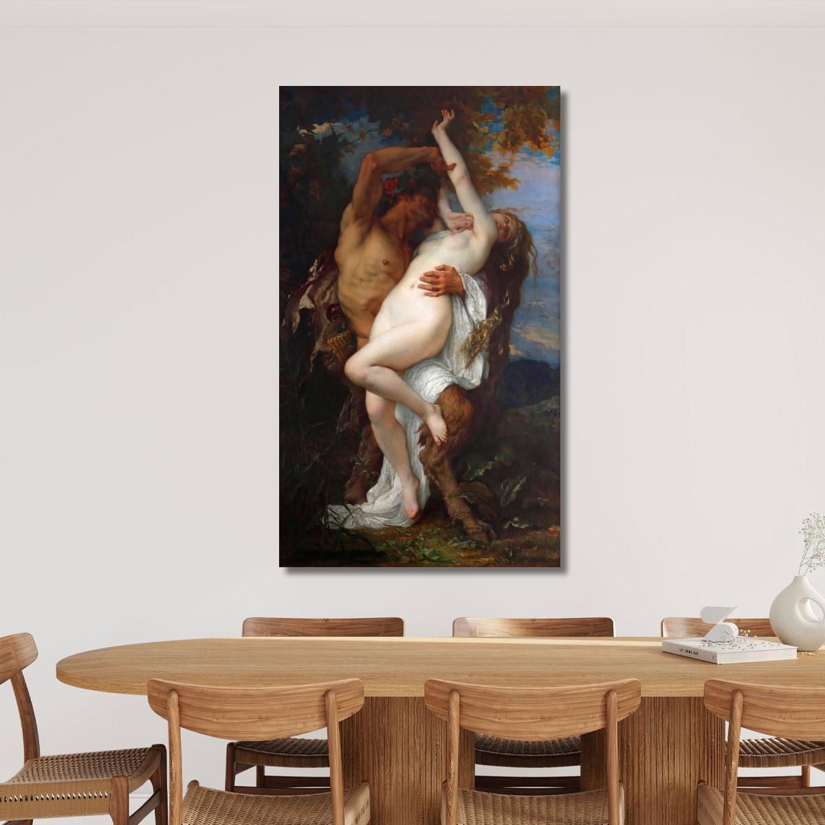 Nymph Abducted By A Faun Alexandre Cabanel acb22 canvas print 