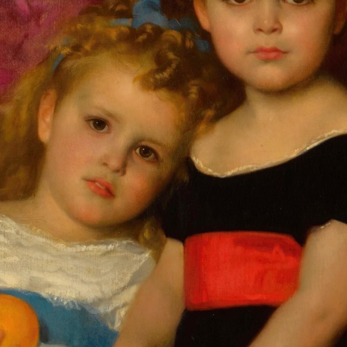 Portrait Of The Two Sisters Alexandre Cabanel acb28 canvas print
