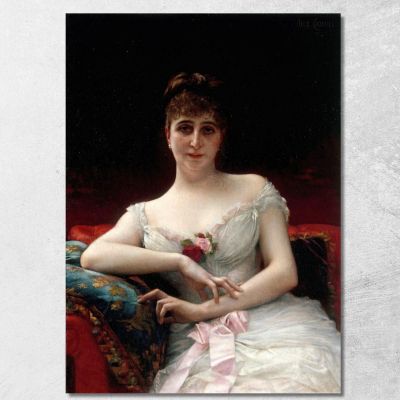 Portrait Of Madame Edouard Hervé Alexandre Cabanel acb29 canvas print 