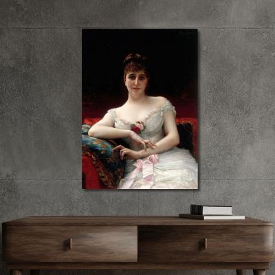 Portrait Of Madame Edouard Hervé Alexandre Cabanel acb29 canvas print 