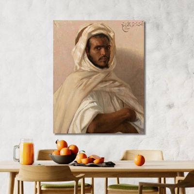 Portrait Of A North African Alexandre Cabanel acb31 canvas print 