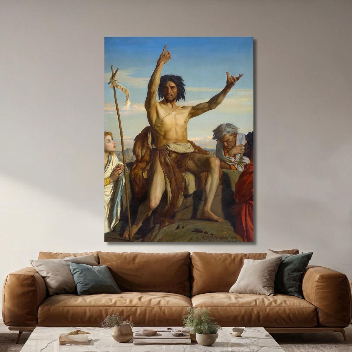 Saint Jean Baptist Alexandre Cabanel acb41 canvas print 
