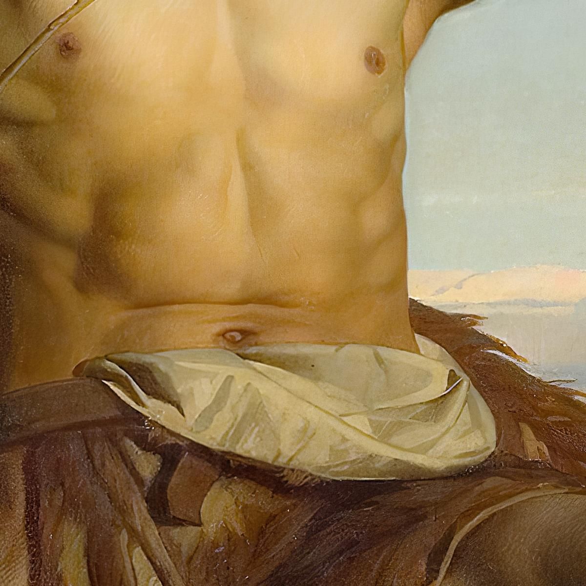 Saint Jean Baptist Alexandre Cabanel acb41 canvas print