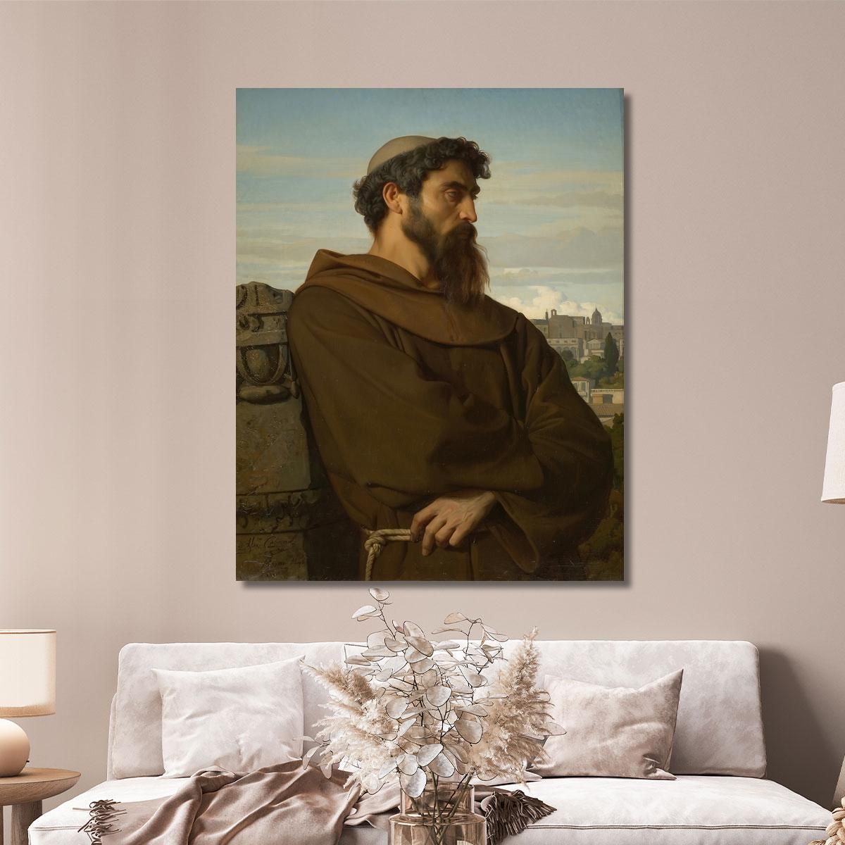 A Young Roman Monk Thinker Alexandre Cabanel acb48 canvas print 