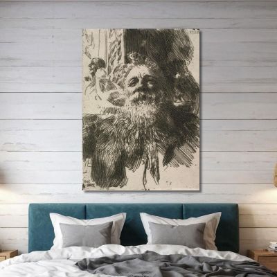 Auguste Rodin Anders Zorn azn6 canvas print 
