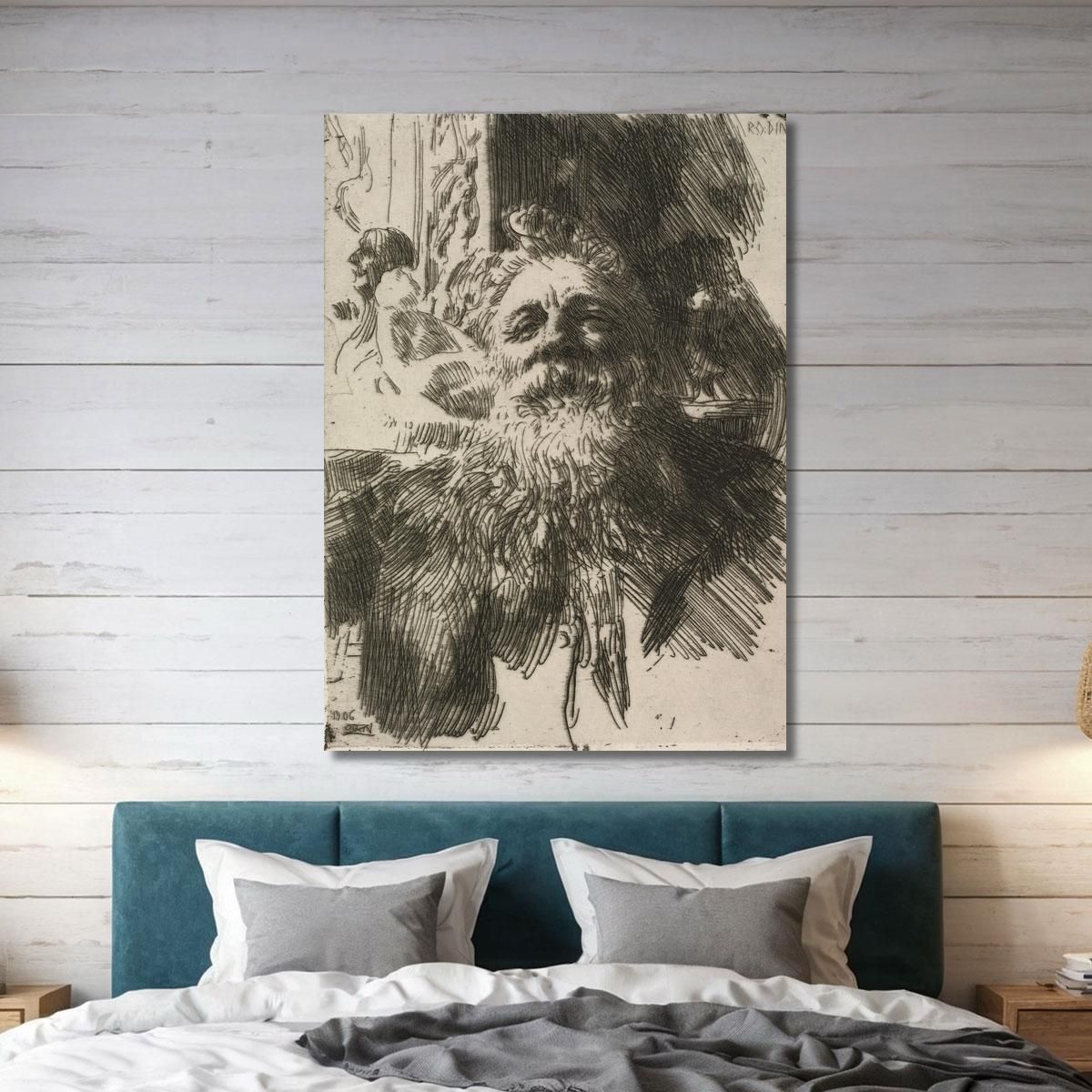 Auguste Rodin Anders Zorn azn6 canvas print 