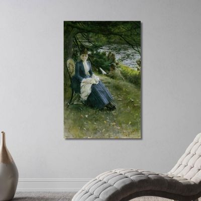 In Scotland Mrs. Symons Anders Zorn azn35 canvas print 