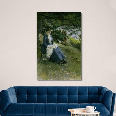 In Scotland Mrs. Symons Anders Zorn azn35 canvas print 