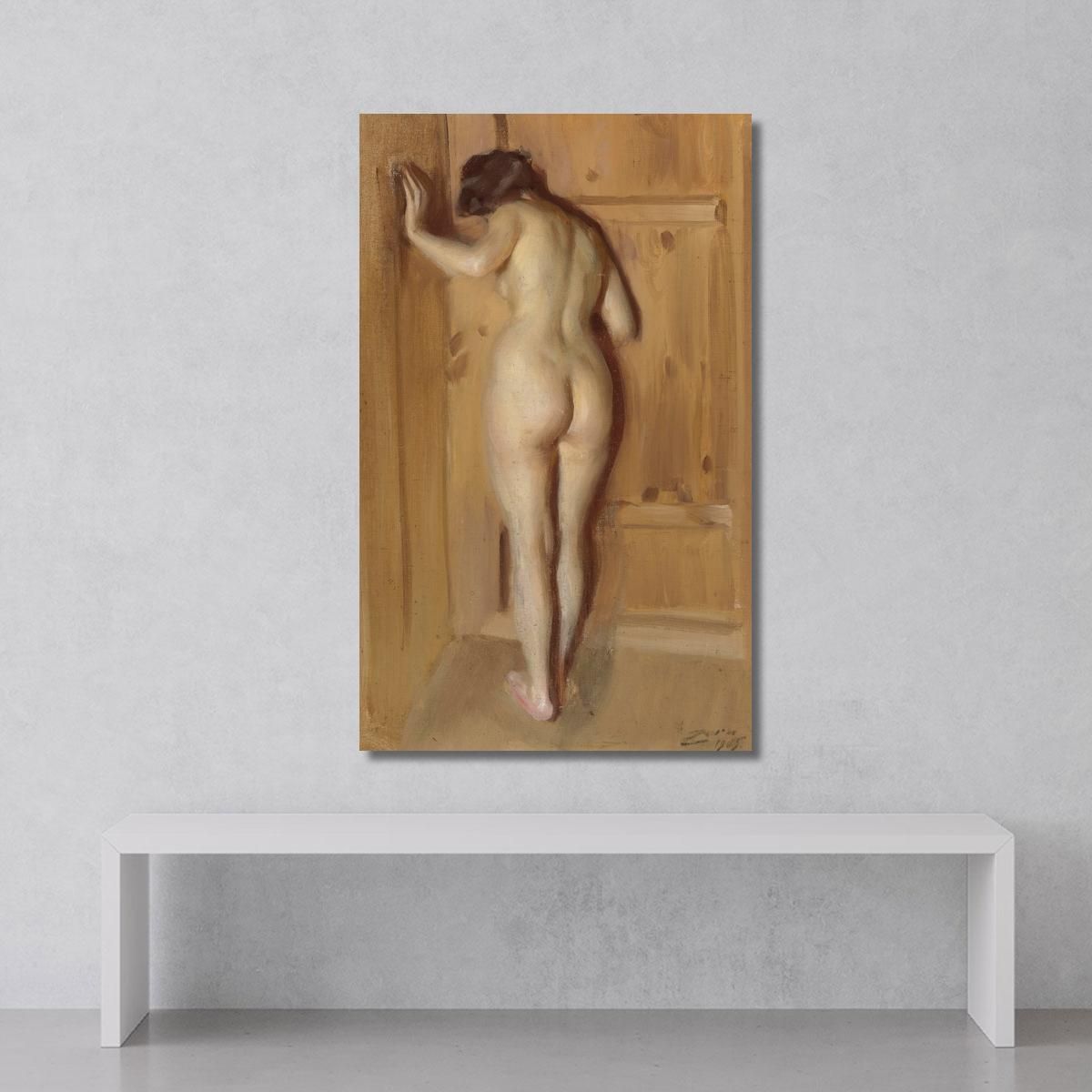 The Chamber Door Anders Zorn azn40 canvas print 