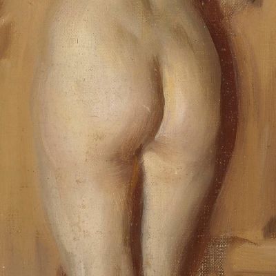 The Chamber Door Anders Zorn azn40 canvas print