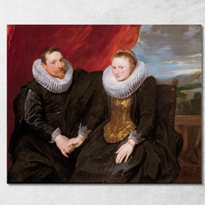 A Married Couple Anthony van Dyck avd4 canvas print 