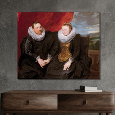 A Married Couple Anthony van Dyck avd4 canvas print 