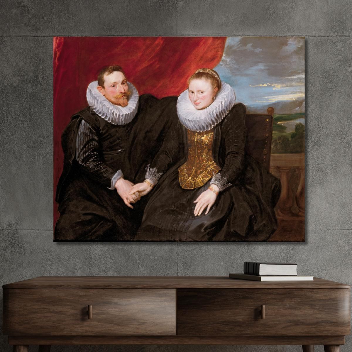 A Married Couple Anthony van Dyck avd4 canvas print 