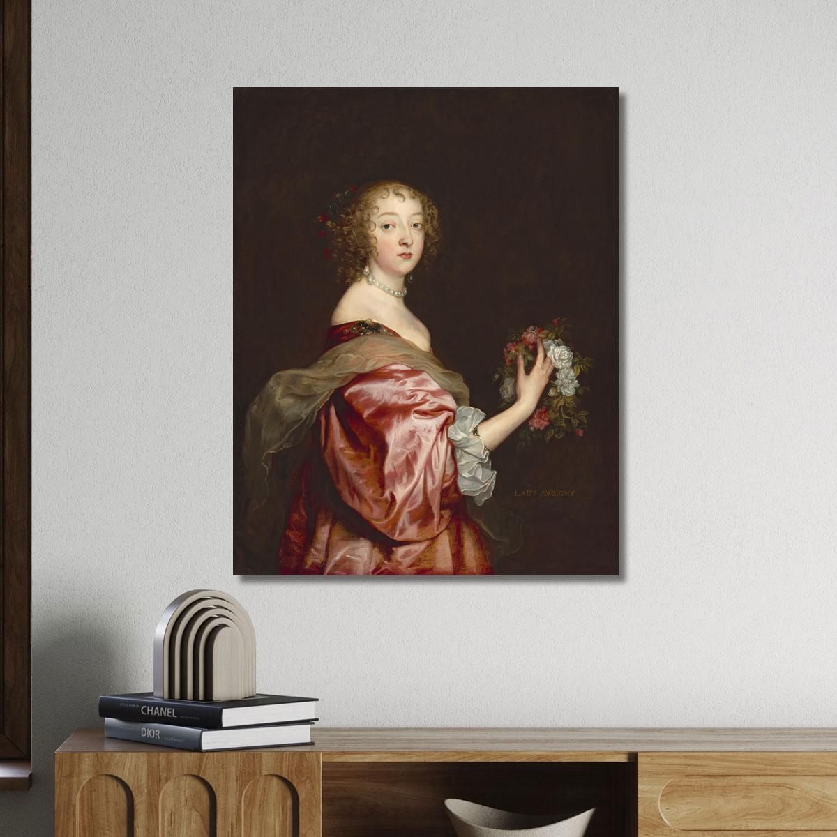 Catherine Howard Lady D Aubigny Anthony van Dyck avd12 canvas print 