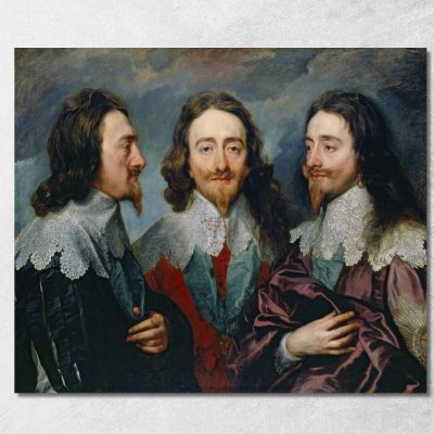 Charles I Anthony van Dyck avd15 canvas print 