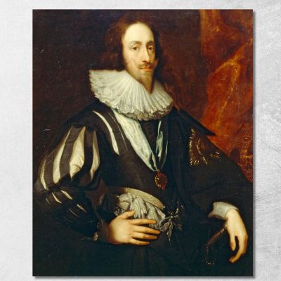 Charles I 2 Anthony van Dyck avd16 canvas print 