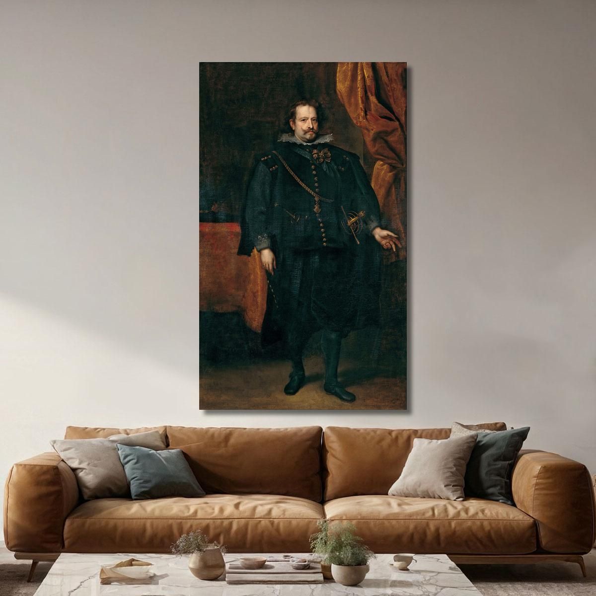 Diego De Mexía Marquess Of Leganés Anthony van Dyck avd23 canvas print 