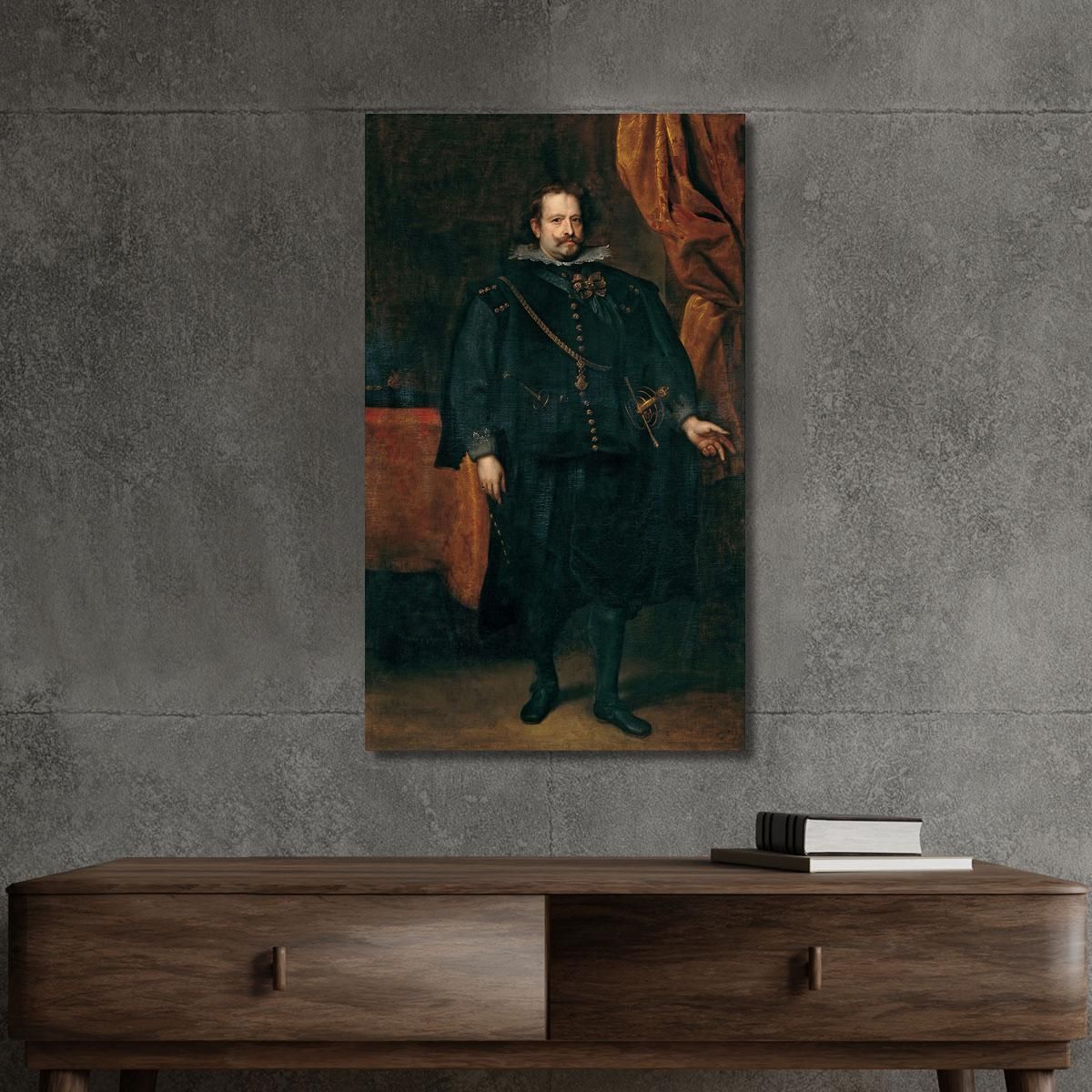 Diego De Mexía Marquess Of Leganés Anthony van Dyck avd23 canvas print 