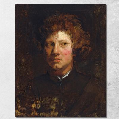Head Of A Young Man Anthony van Dyck avd31 canvas print 