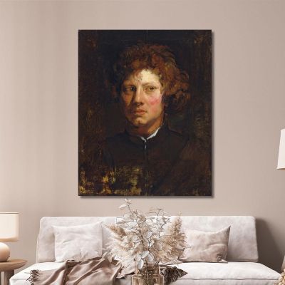 Head Of A Young Man Anthony van Dyck avd31 canvas print 