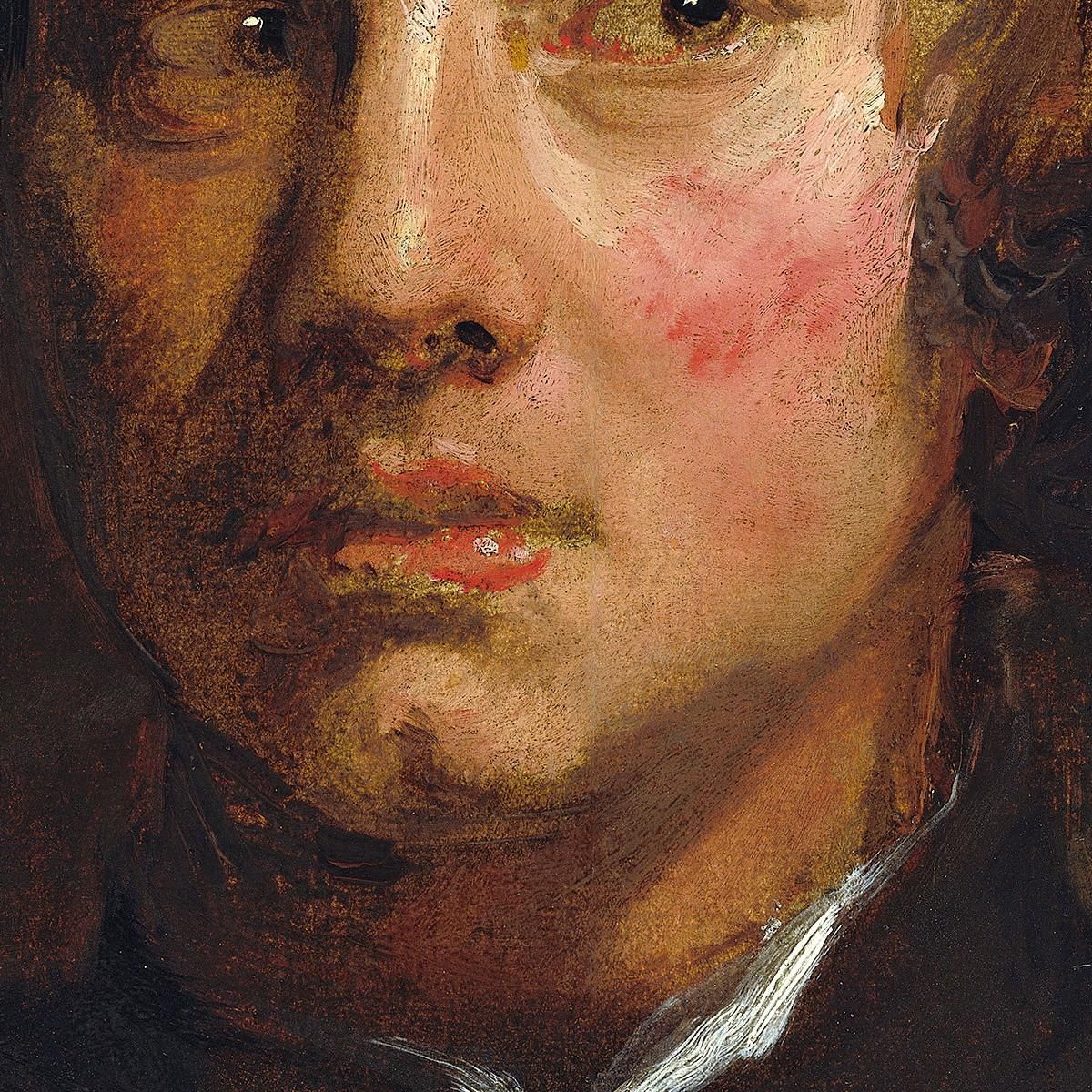 Head Of A Young Man Anthony van Dyck avd31 canvas print